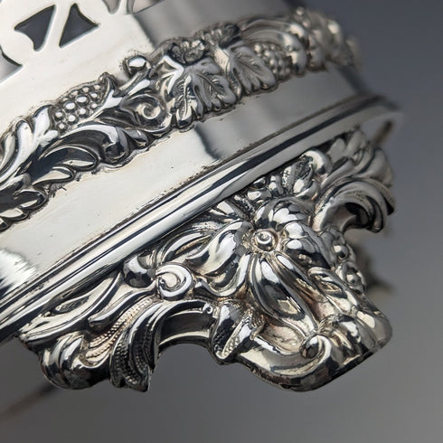 Early 19th Century British Antique Silver Plated Magnum Bottle Coaster